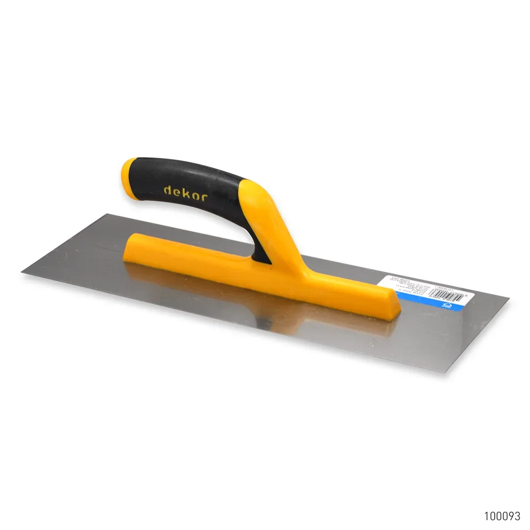 Dekor Alçı Malası Açık Plastik Saplı Yay Çeliği 35 cm