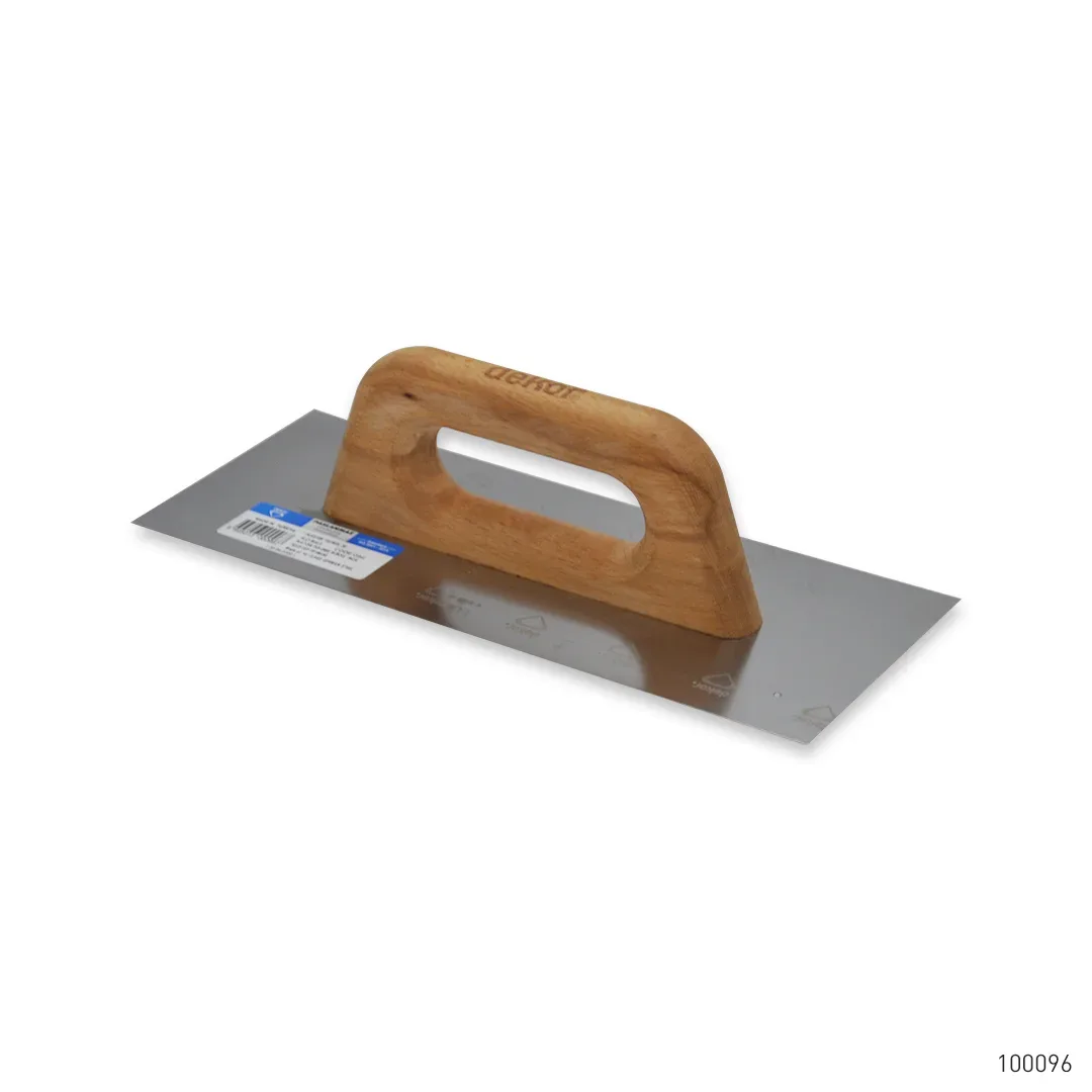 Dekor Alçı Malası Ahşap Sap Paslanmaz Çelik 30 cm