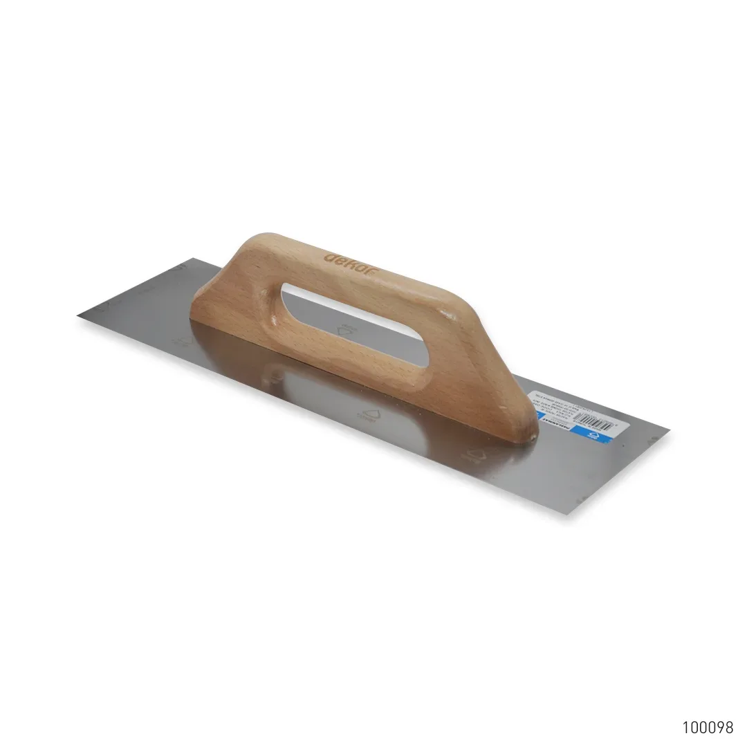 Dekor Alçı Malası Ahşap Sap Paslanmaz Çelik 40 cm