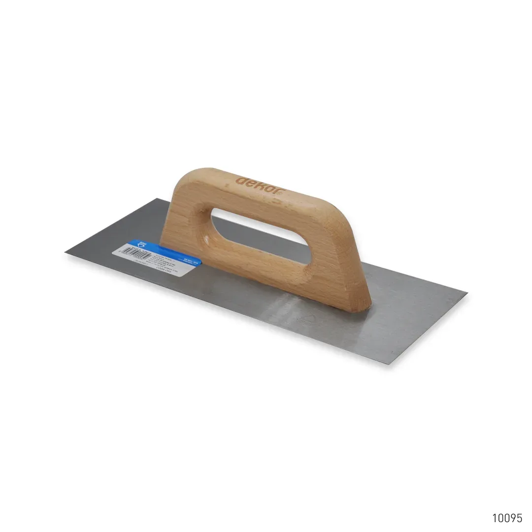 Dekor Alçı Malası Ahşap Sap Yay Çeliği 30 cm