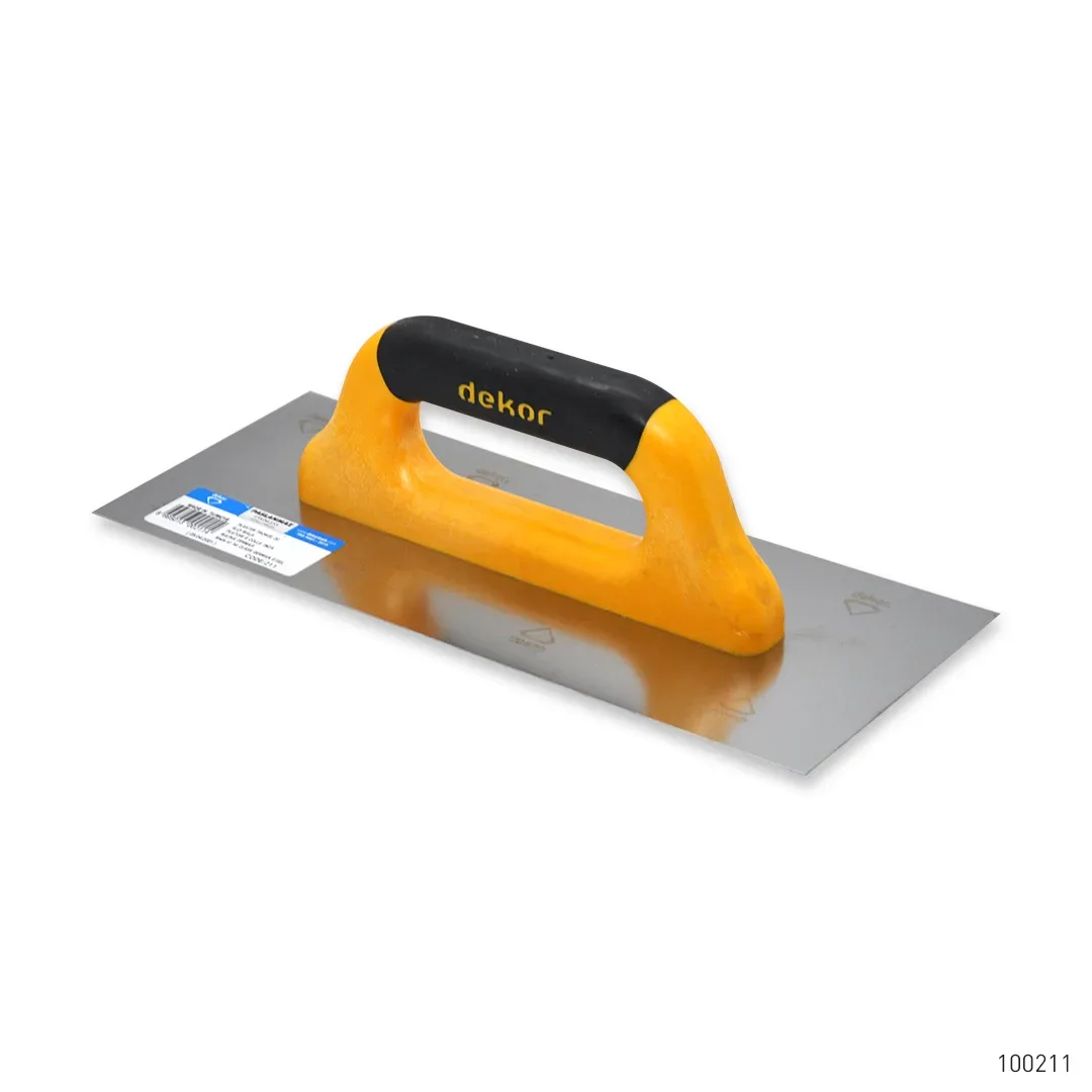 Dekor Alçı Malası Kapalı Plastik Saplı Paslanmaz Çelik 30 cm