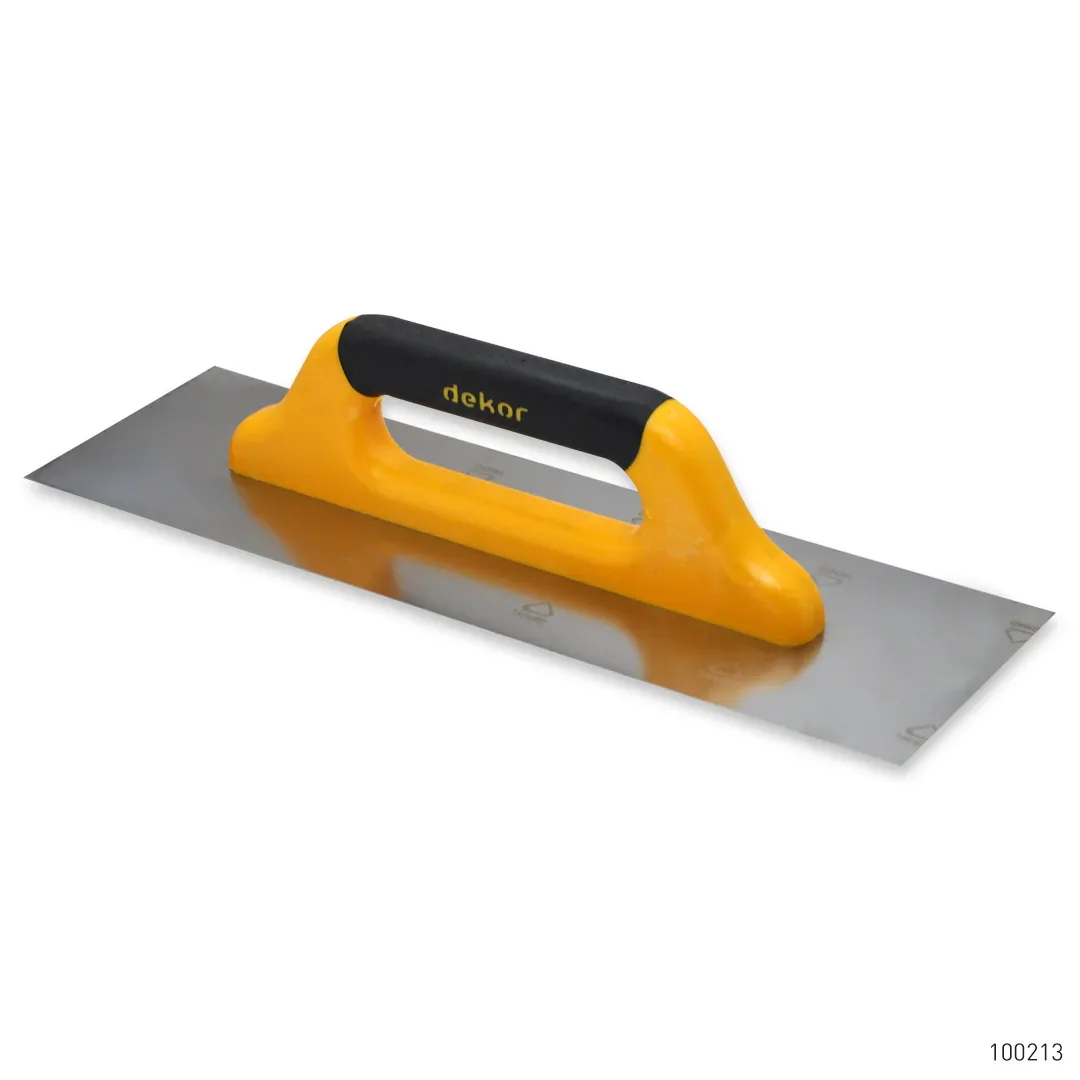 Dekor Alçı Malası Kapalı Plastik Saplı Paslanmaz Çelik 40 cm