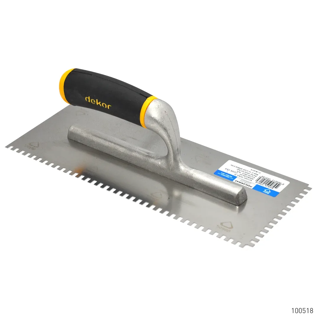 Dekor Dış Cephe Malası Alüminyum Saplı Paslanmaz Çelik 4 x 6 30 cm