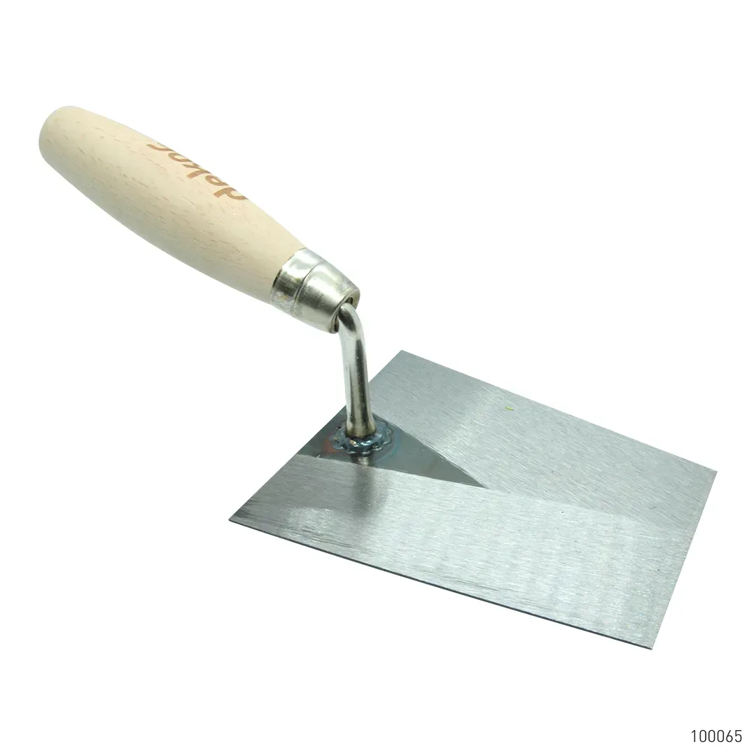 Dekor Duvarcı Malası Ahşap Saplı Yay Çeliği 14 cm