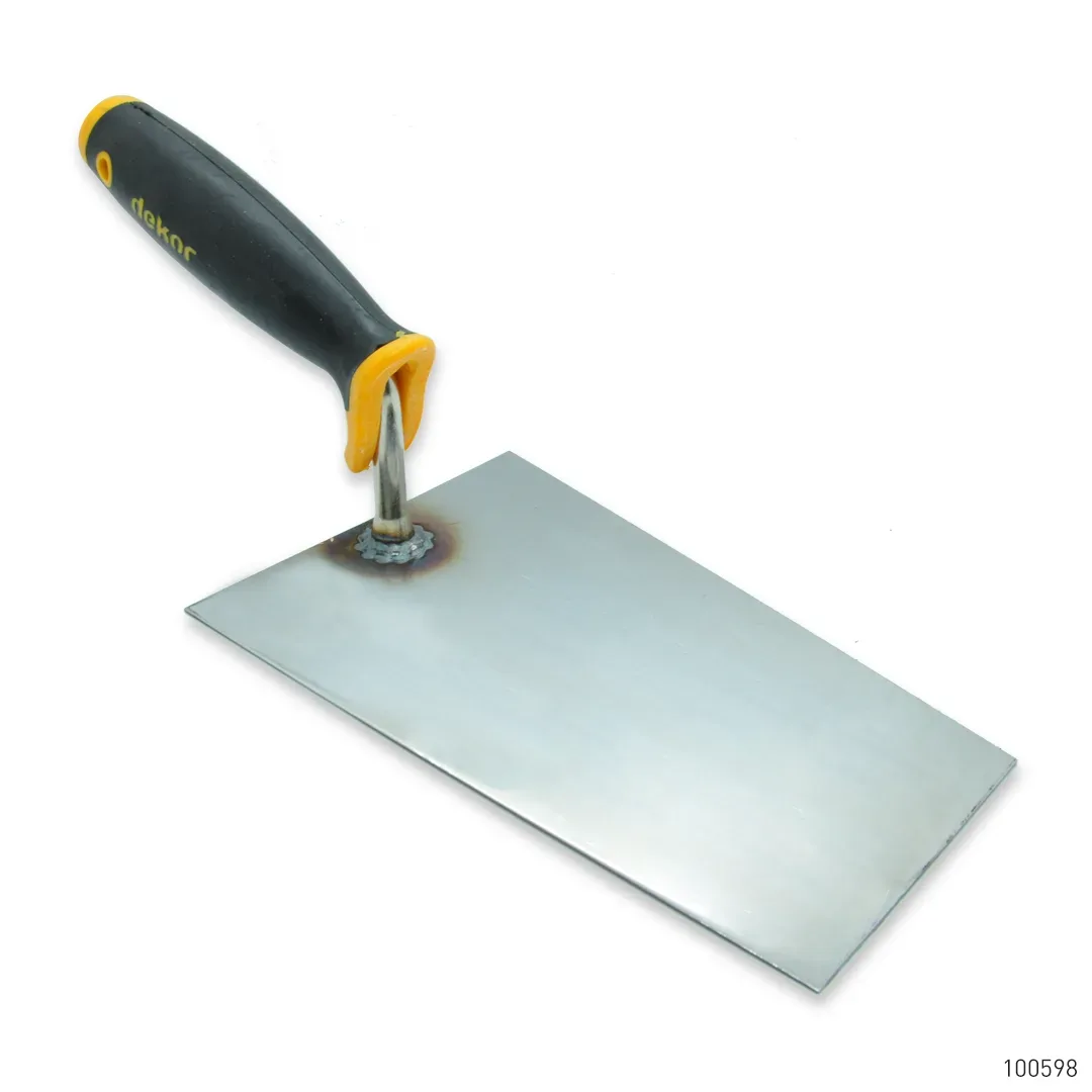 Dekor Duvarcı Malası Plastik Saplı Paslanmaz Çelik 18 cm