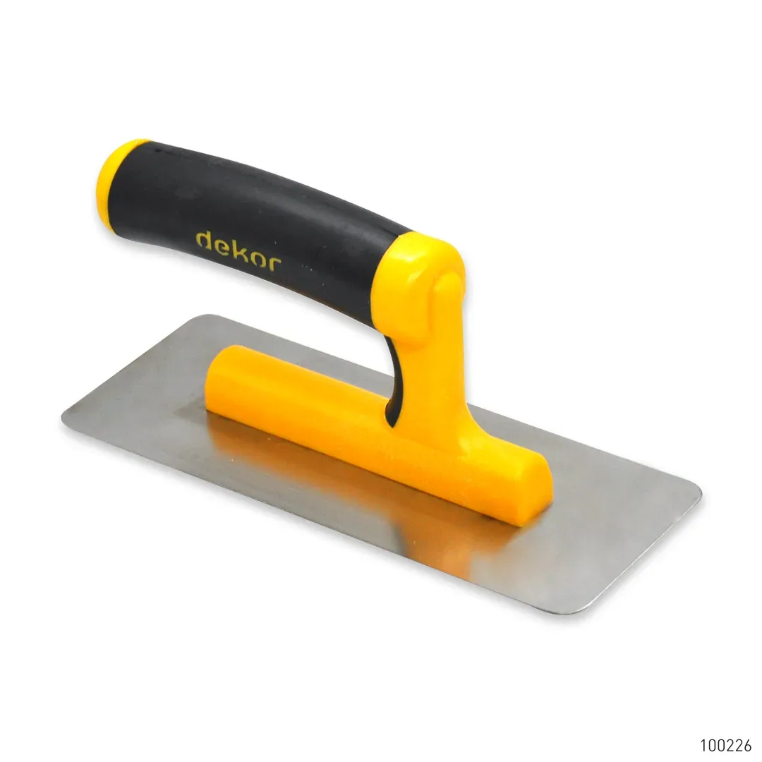 Dekor Efekt Malası Polisajlı Açık Plastik Saplı Paslanmaz Çelik 20 cm