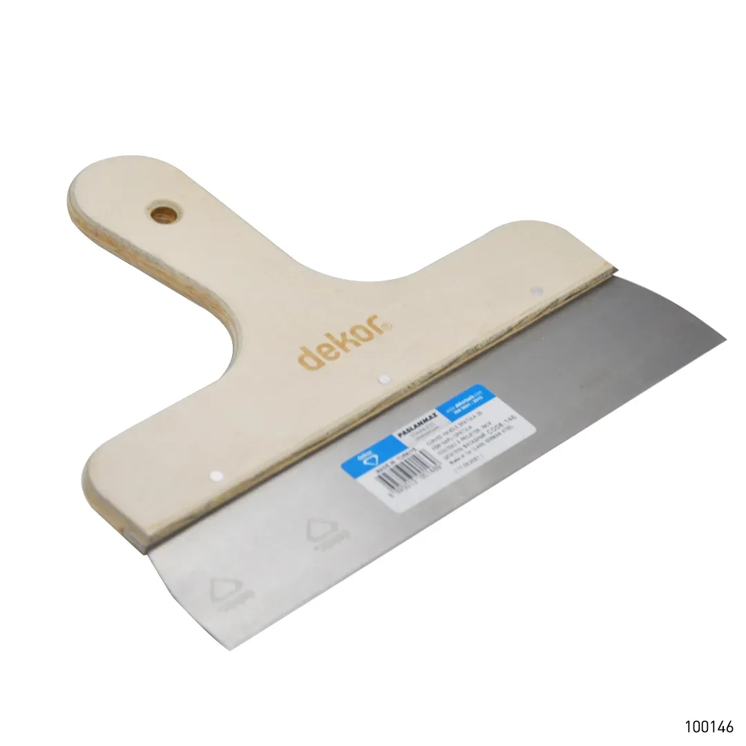 Dekor Eğri Saplı Ispatula Paslanmaz Çelik 25 cm