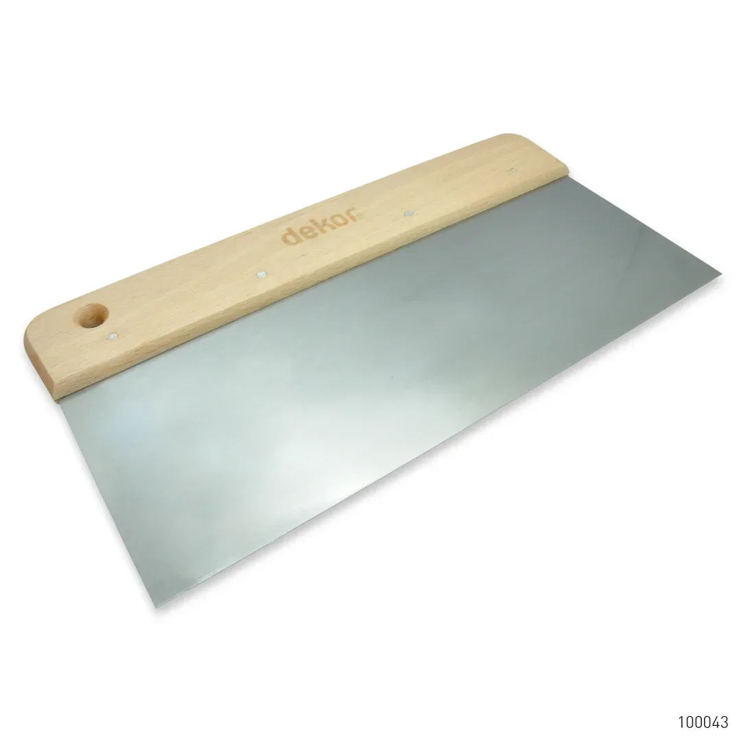 Dekor Geniş Ispatula Ahşap Saplı Yay Çeliği 30 cm