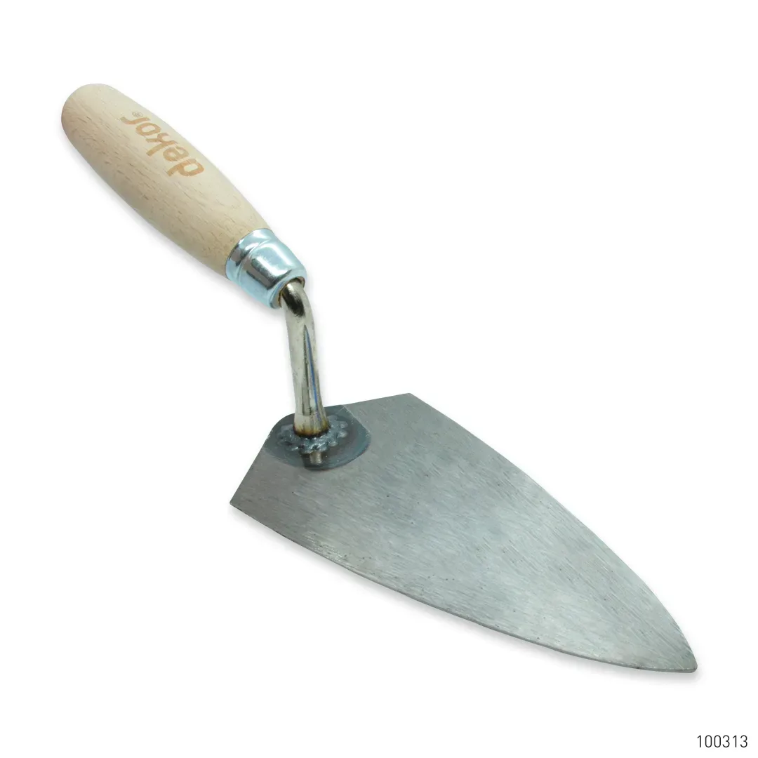 Dekor İngiliz Sıva Malası Ahşap Sap Yay Çeliği 160 mm x 80 mm