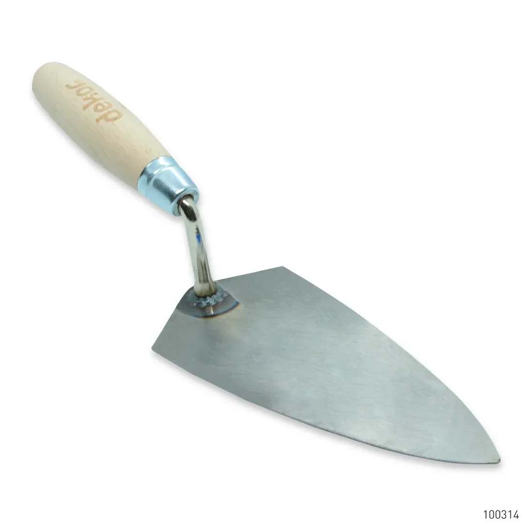 Dekor İngiliz Sıva Malası Ahşap Sap Yay Çeliği 180 mm x 90 mm