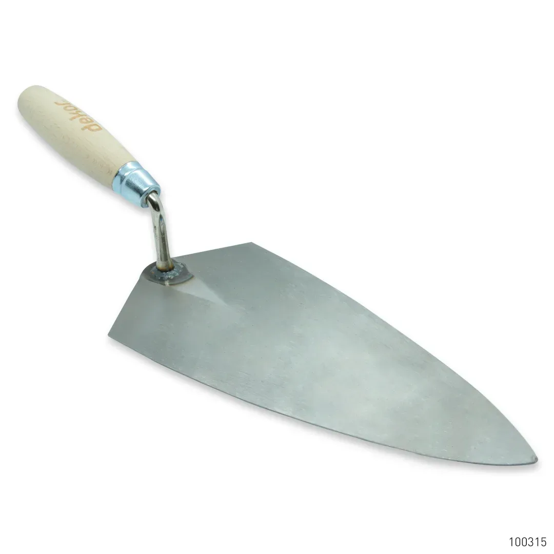 Dekor İngiliz Sıva Malası Ahşap Sap Yay Çeliği 260 mm x 130 mm