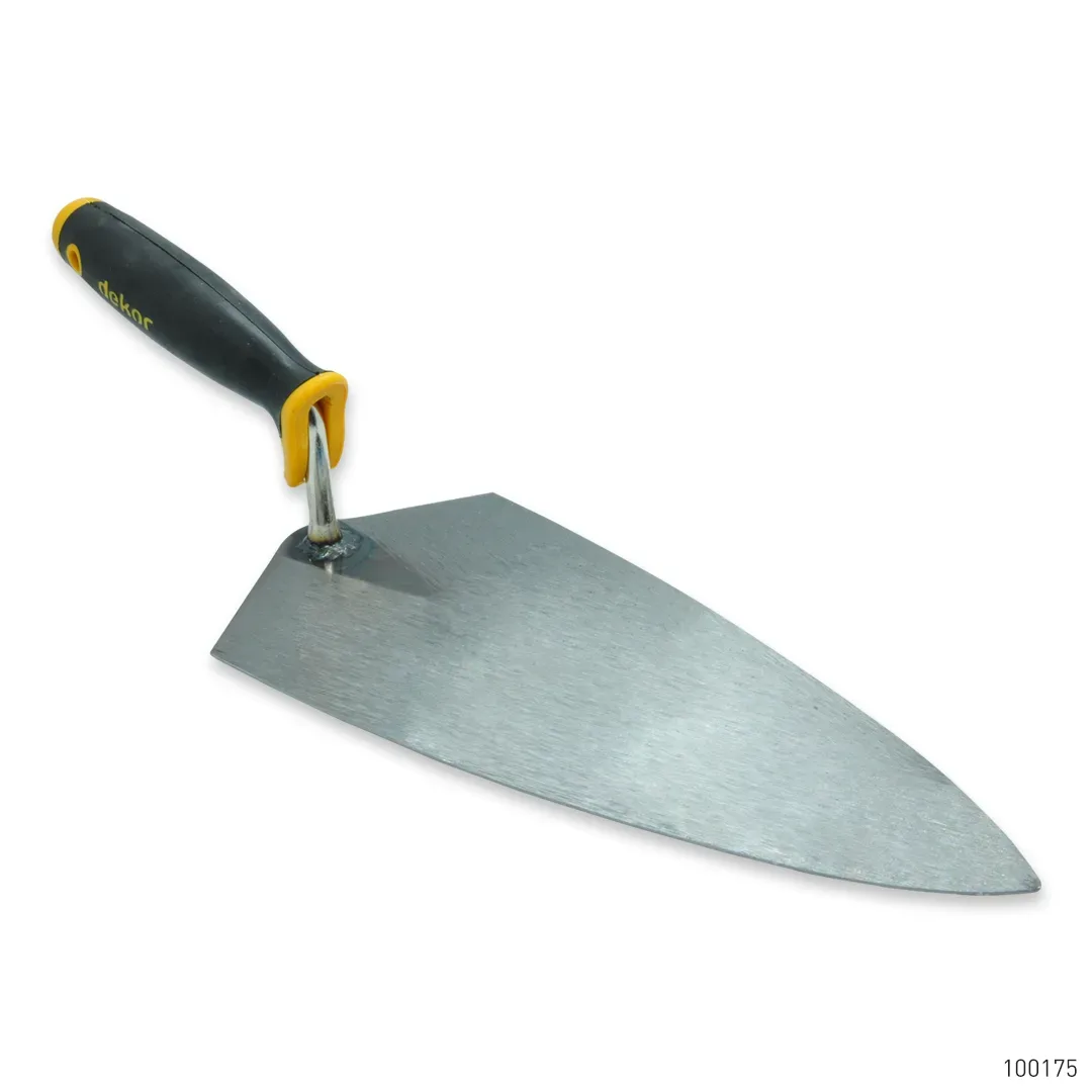 Dekor İngiliz Sıva Malası Plastik Sap Yay Çeliği 260 mm x 130 mm