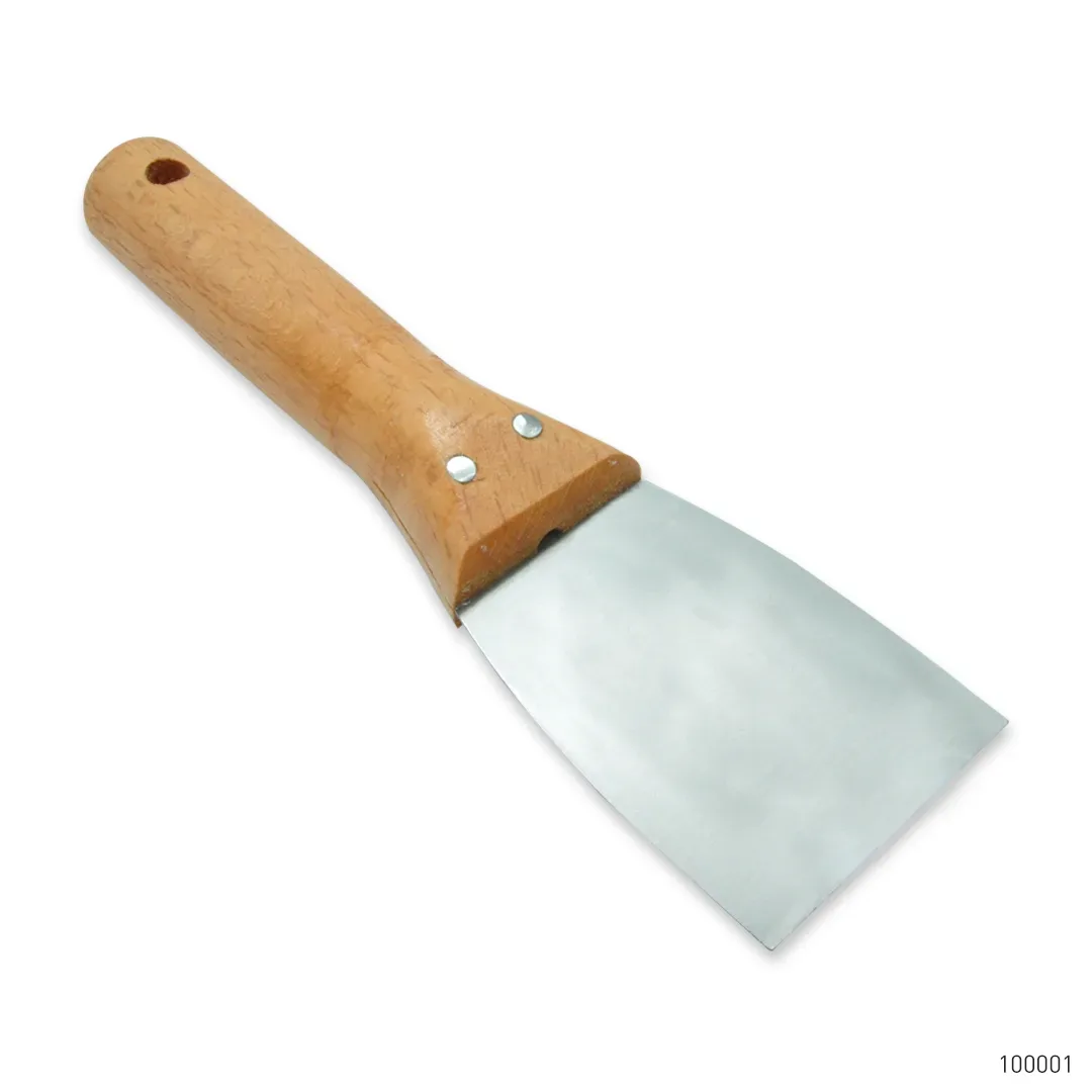 Dekor Macun Ispatulası Ahşap Saplı Yay Çeliği 6 cm