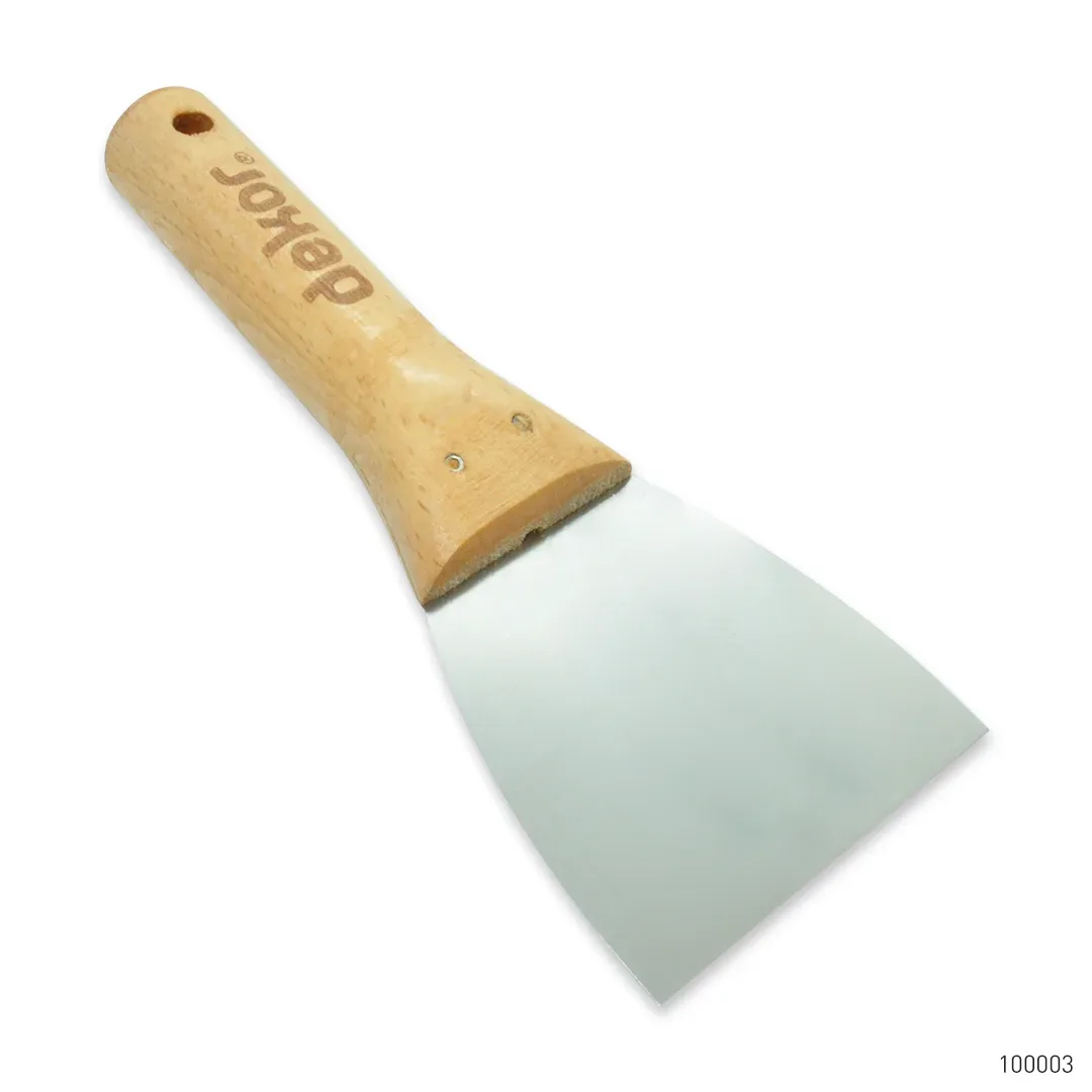 Dekor Macun Ispatulası Ahşap Saplı Yay Çeliği 9 cm