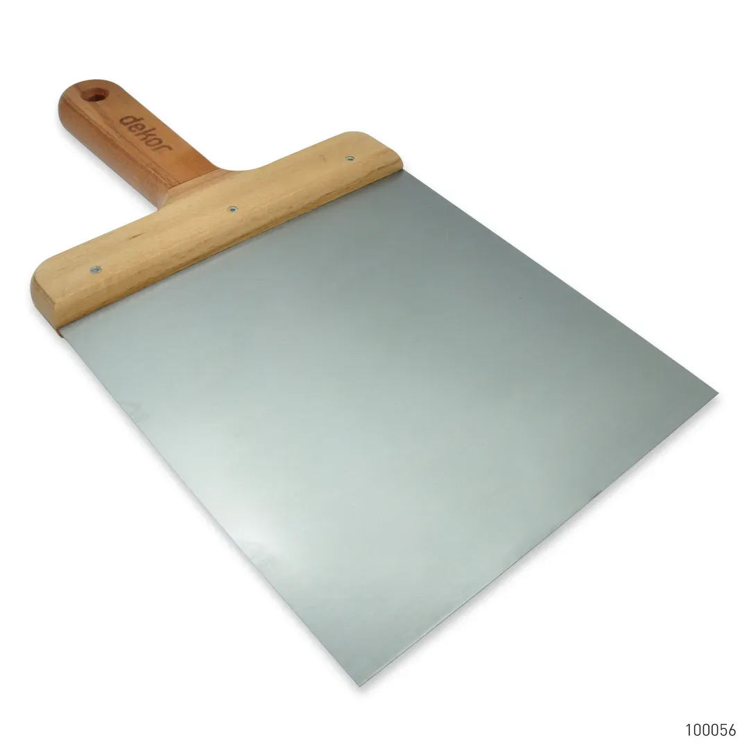 Dekor Macun Küreği Ahşap Saplı Yay Çeliği 18 cm