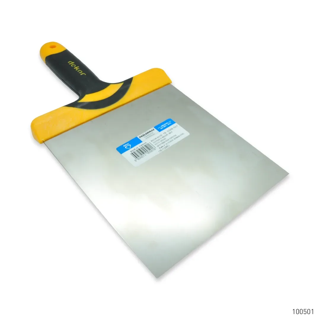 Dekor Macun Küreği Plastik Saplı Paslanmaz Çelik 16 cm