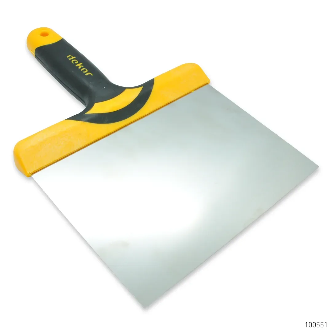 Dekor Macun Küreği Plastik Saplı Paslanmaz Çelik 16 cm x 12 cm