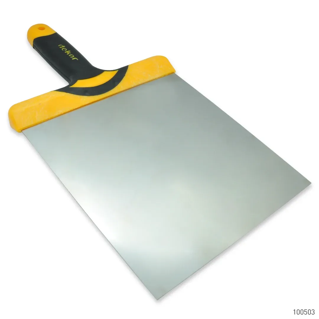 Dekor Macun Küreği Plastik Saplı Paslanmaz Çelik 18 cm