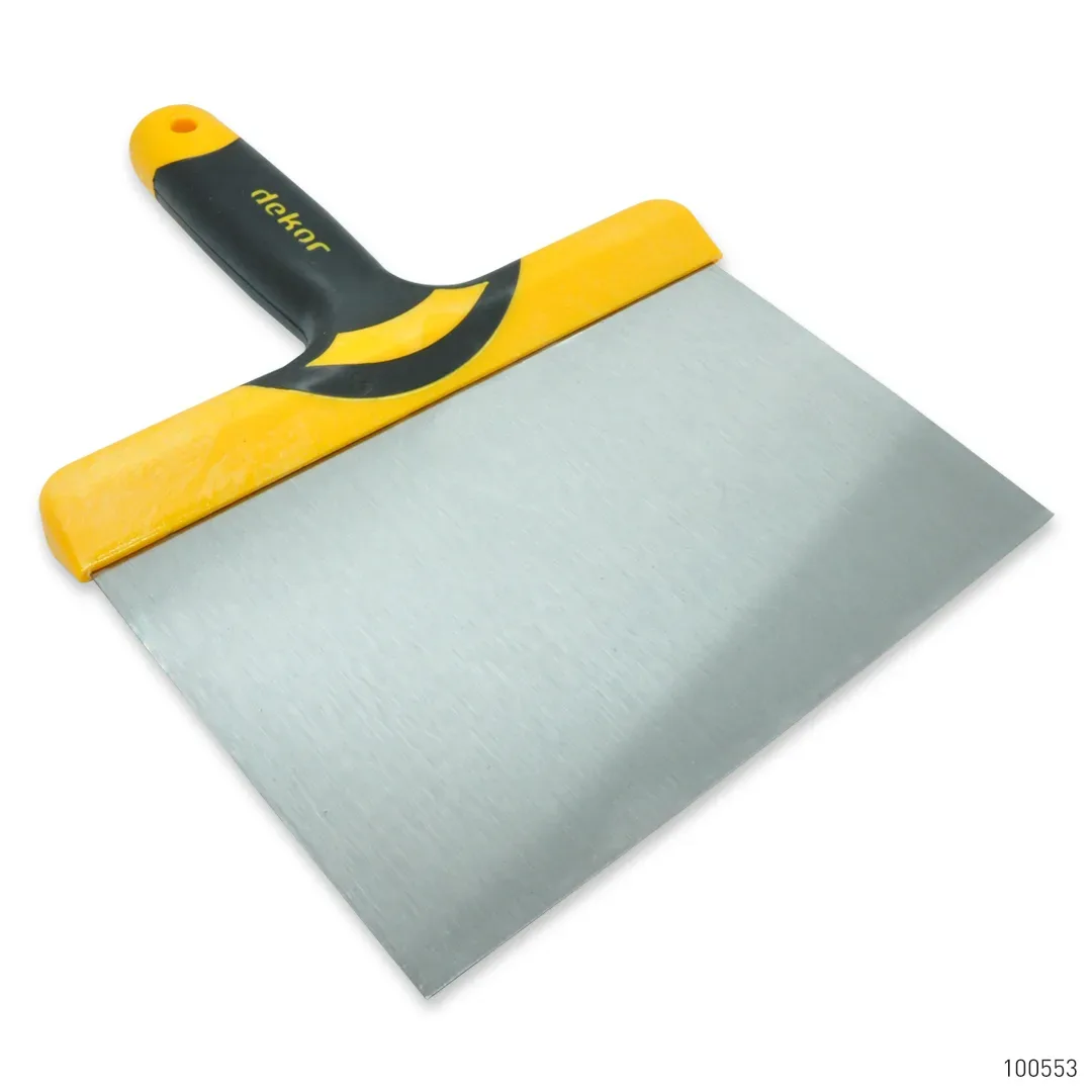 Dekor Macun Küreği Plastik Saplı Paslanmaz Çelik 18 cm x 12 cm