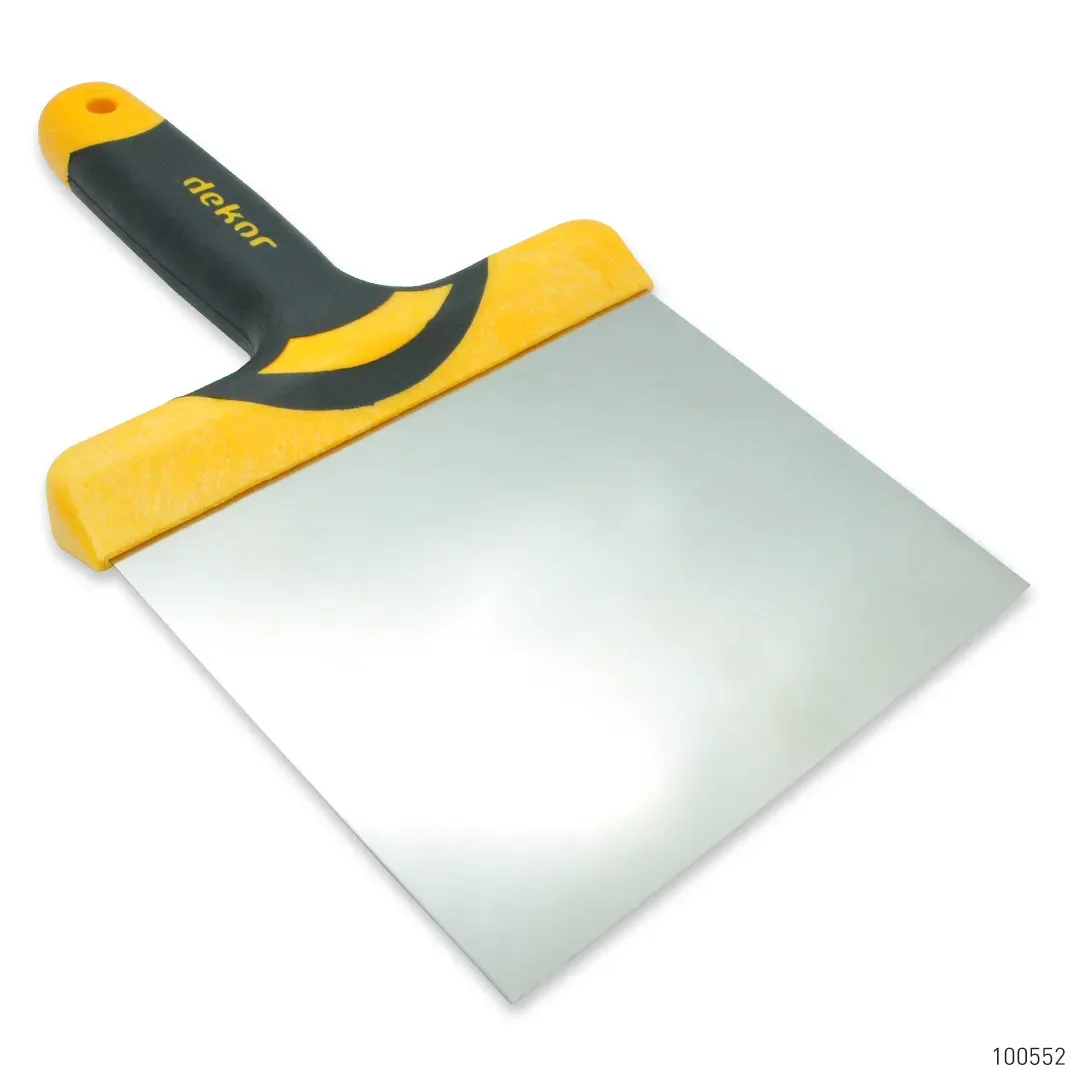 Dekor Macun Küreği Plastik Saplı Yay Çeliği 18 cm x 12 cm