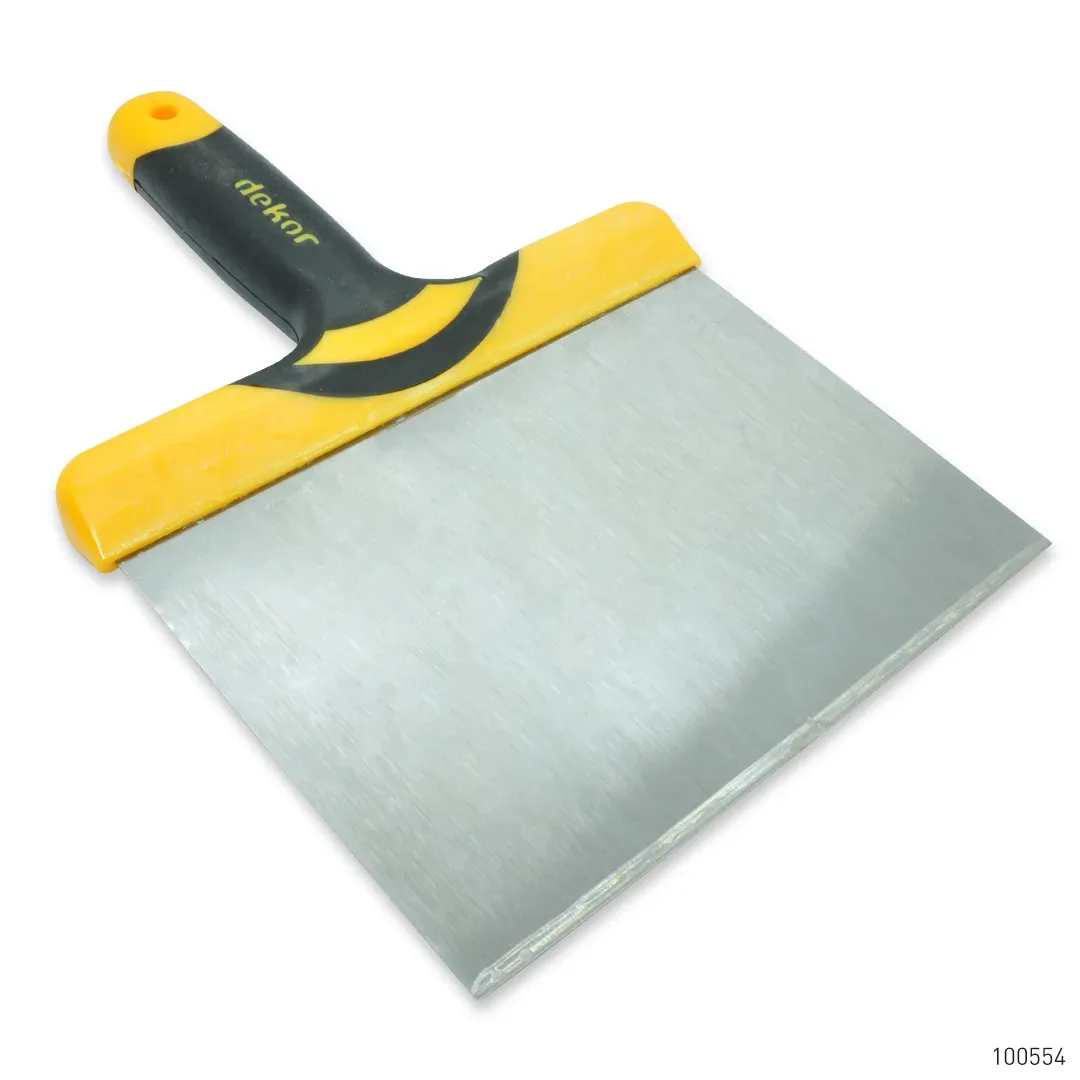 Dekor Macun Küreği Plastik Saplı Yay Çeliği 20 cm x 12 cm