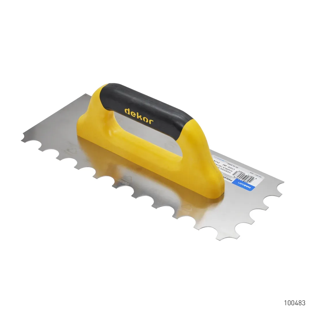 Dekor Mermer Malası Kapalı Plastik Saplı Paslanmaz Çelik 30 cm