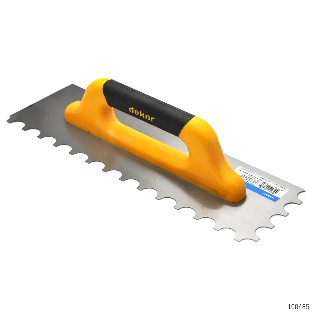 Dekor Mermer Malası Kapalı Plastik Saplı Paslanmaz Çelik 40 cm