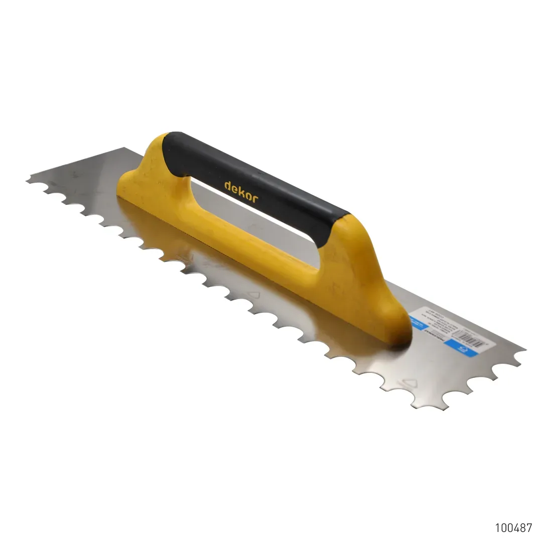 Dekor Mermer Malası Kapalı Plastik Saplı Paslanmaz Çelik 50 cm