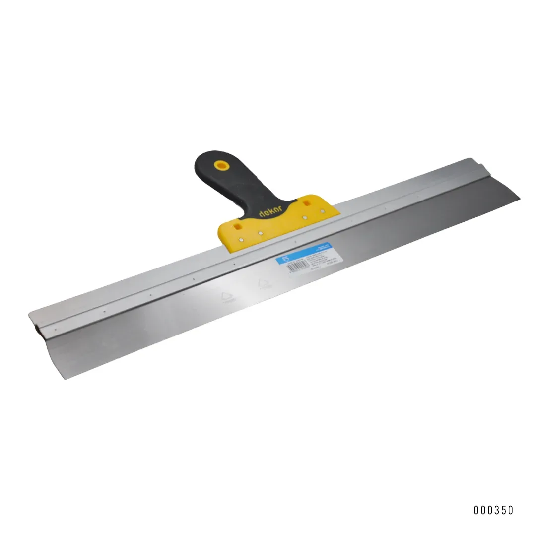 Dekor Plastik Eğri Saplı Ispatula Paslanmaz Çelik 60 cm