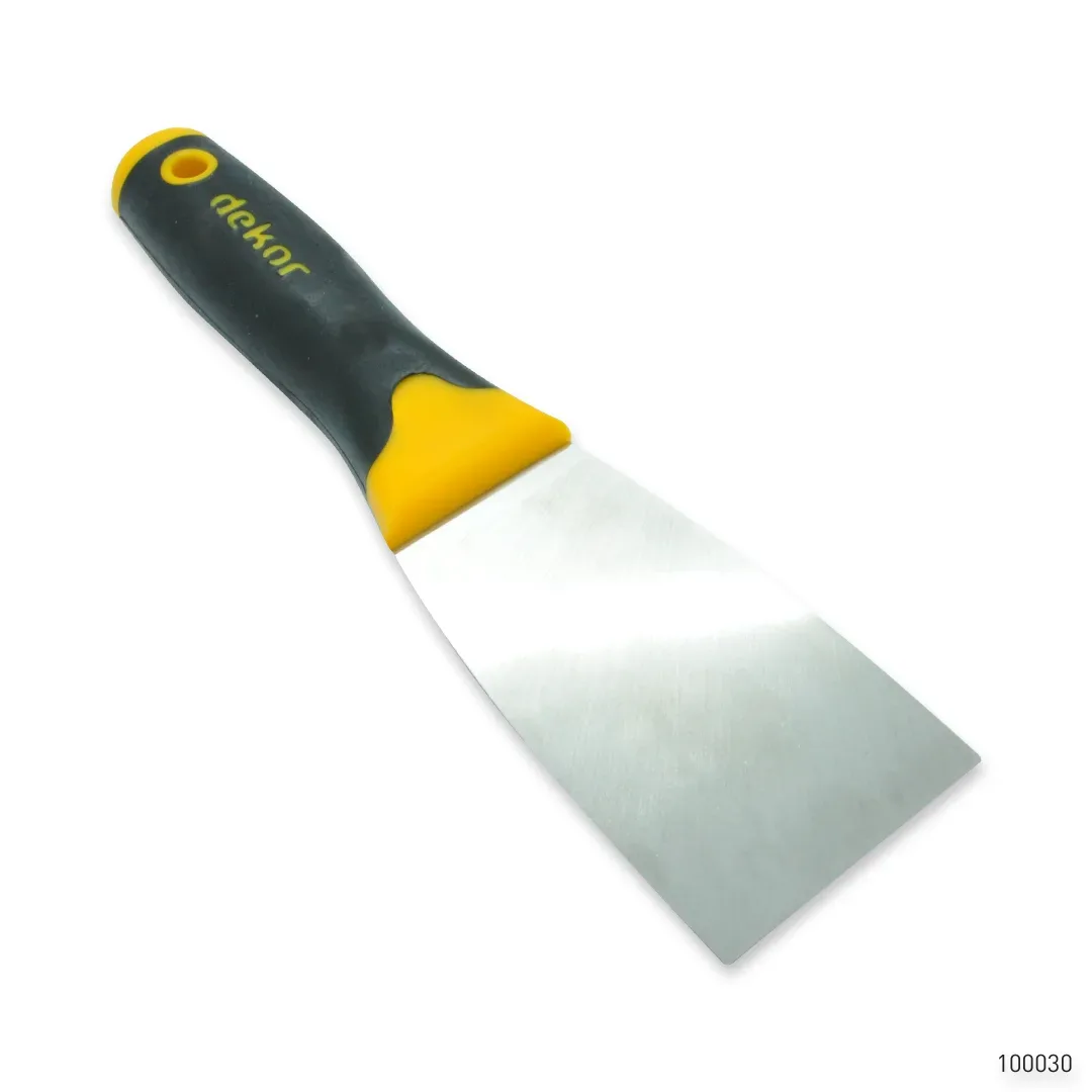 Dekor Profesyonel Macun Ispatulası Plastik Saplı Paslanmaz Çelik 5 cm