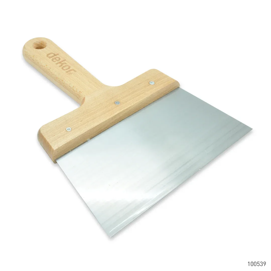 Dekor Sahra Ispatulası Ahşap Saplı Paslanmaz Çelik 24 cm