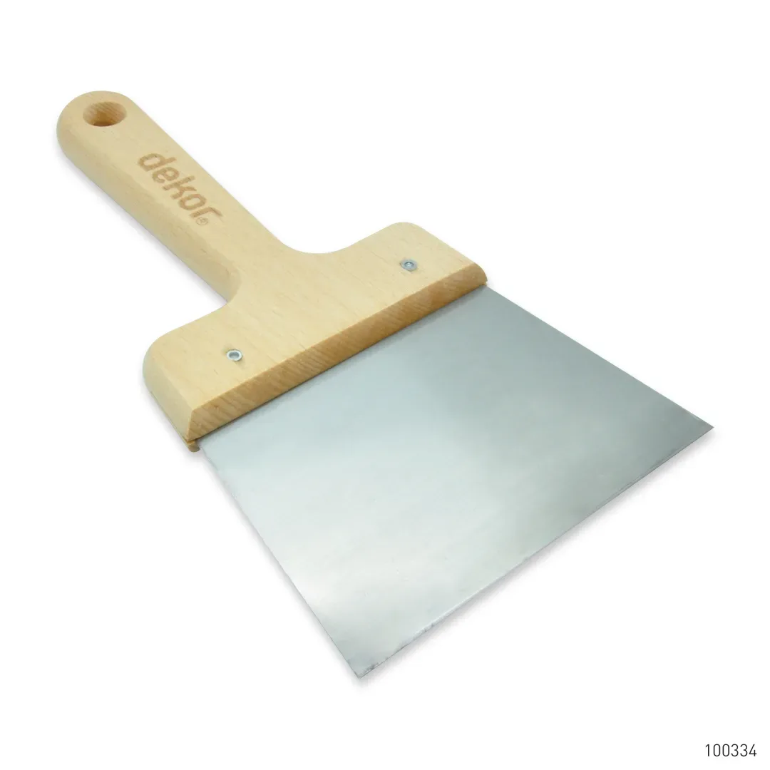 Dekor Sahra Ispatulası Ahşap Saplı Yay Çeliği 12 cm