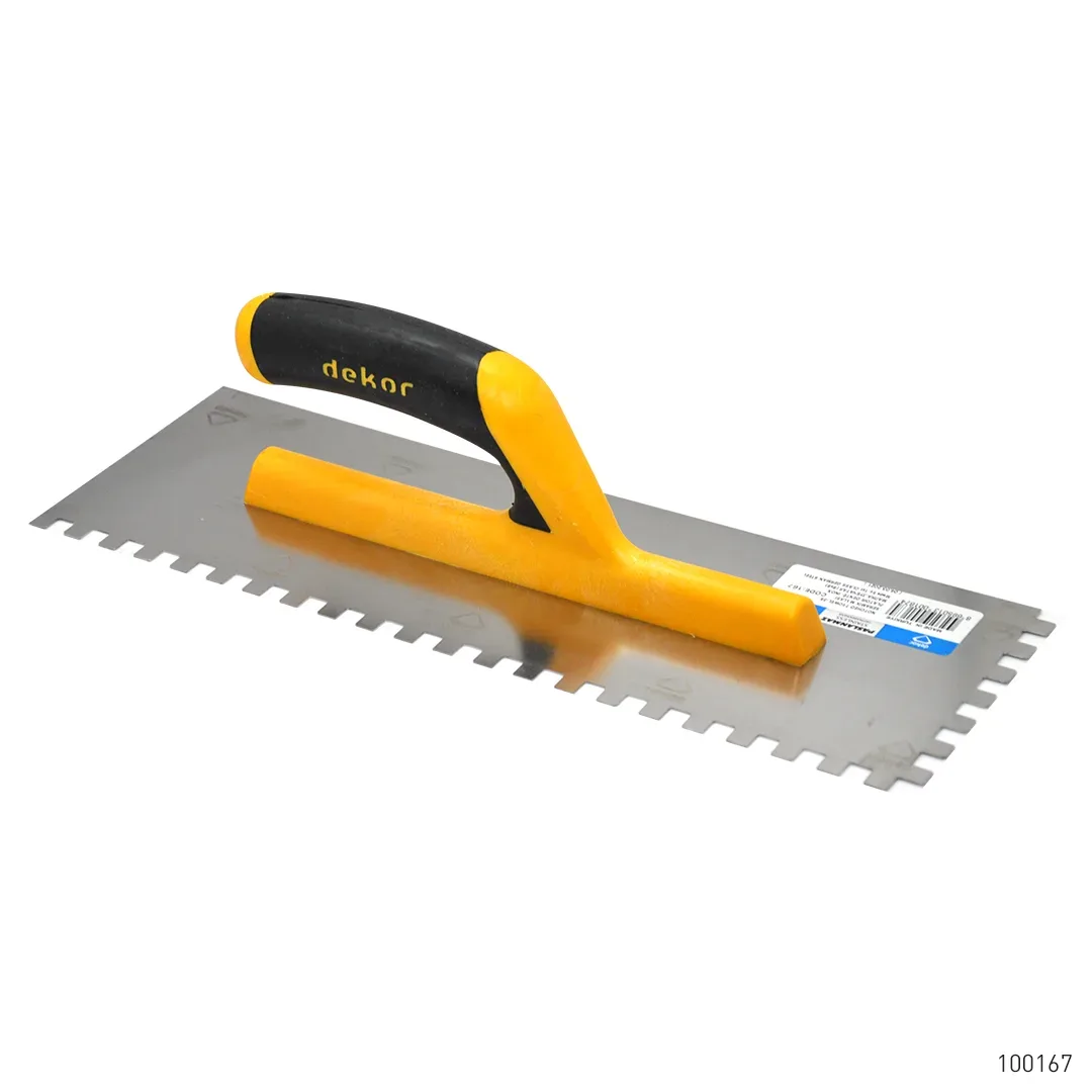 Dekor Seramik Malası Açık Plastik Saplı Paslanmaz Çelik 8x8 35 cm