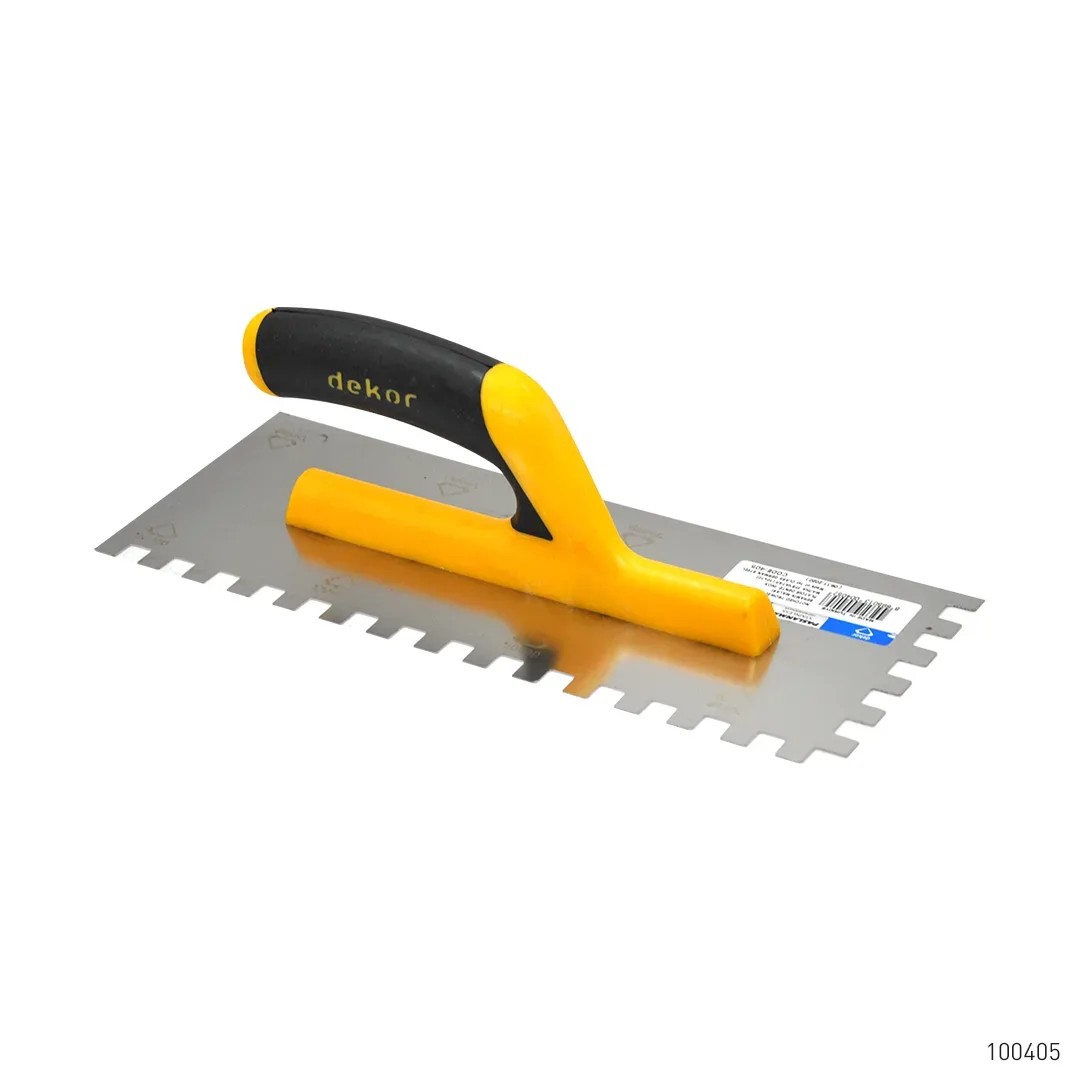 Dekor Seramik Malası Açık Plastik Saplı Paslanmaz Çelik 10x10 30 cm