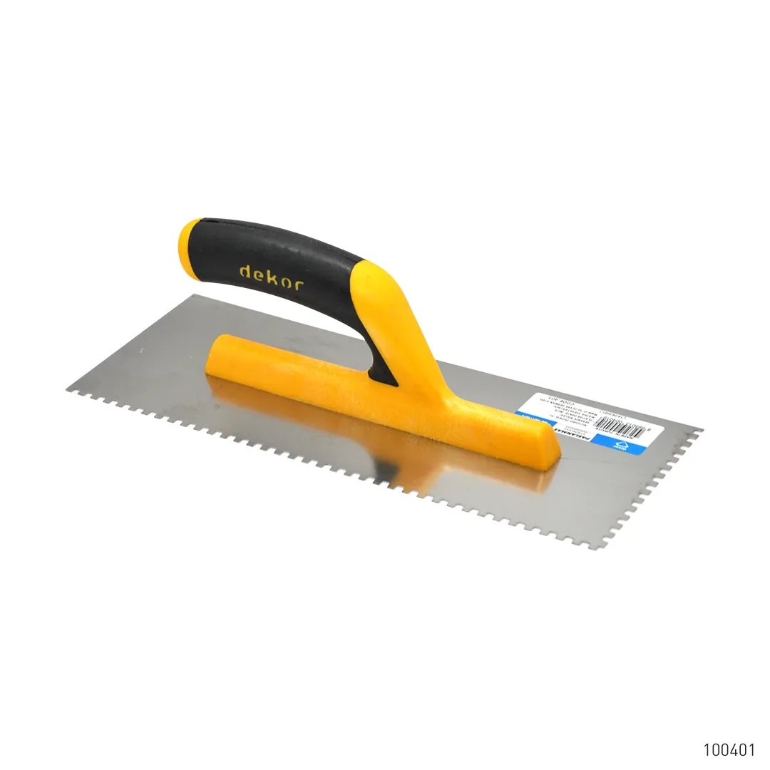 Dekor Seramik Malası Açık Plastik Saplı Paslanmaz Çelik 4x4 30 cm