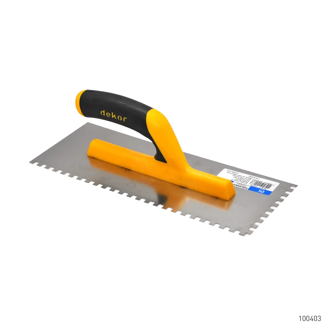 Dekor Seramik Malası Açık Plastik Saplı Paslanmaz Çelik 6x6 30 cm