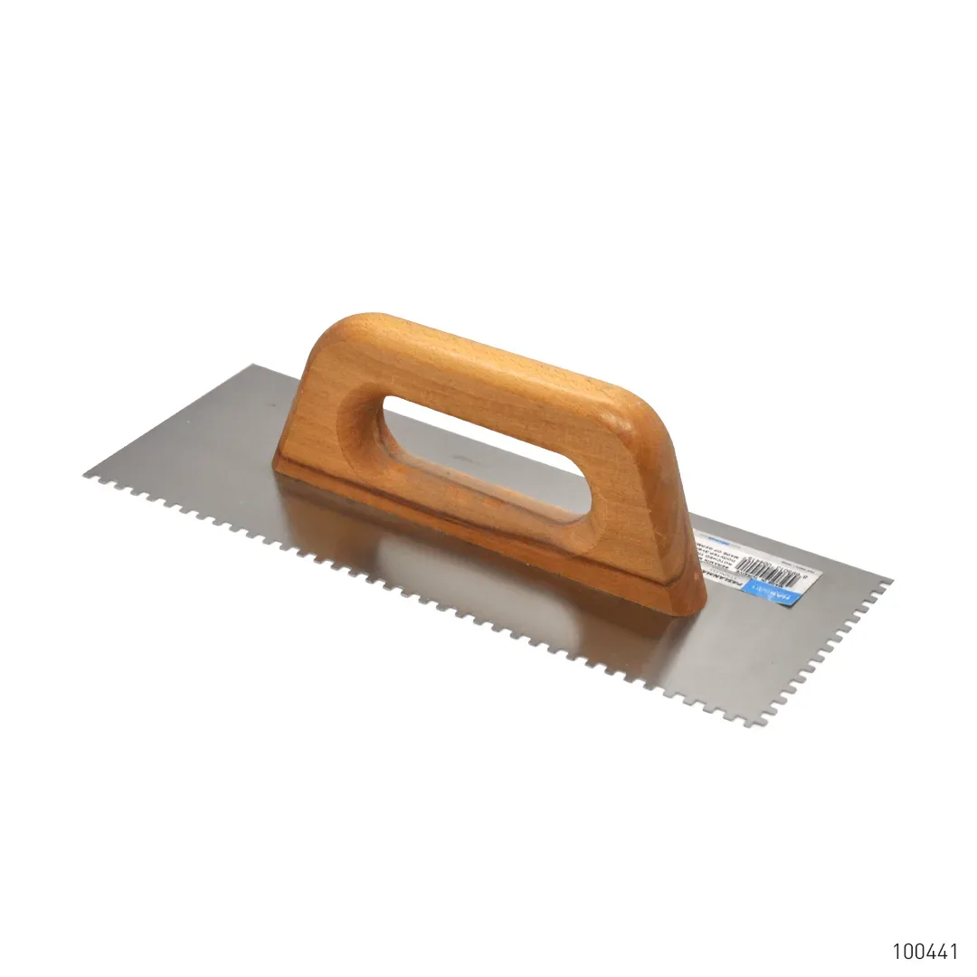 Dekor Seramik Malası Ahşap Saplı Paslanmaz Çelik 4 x 4 30 cm