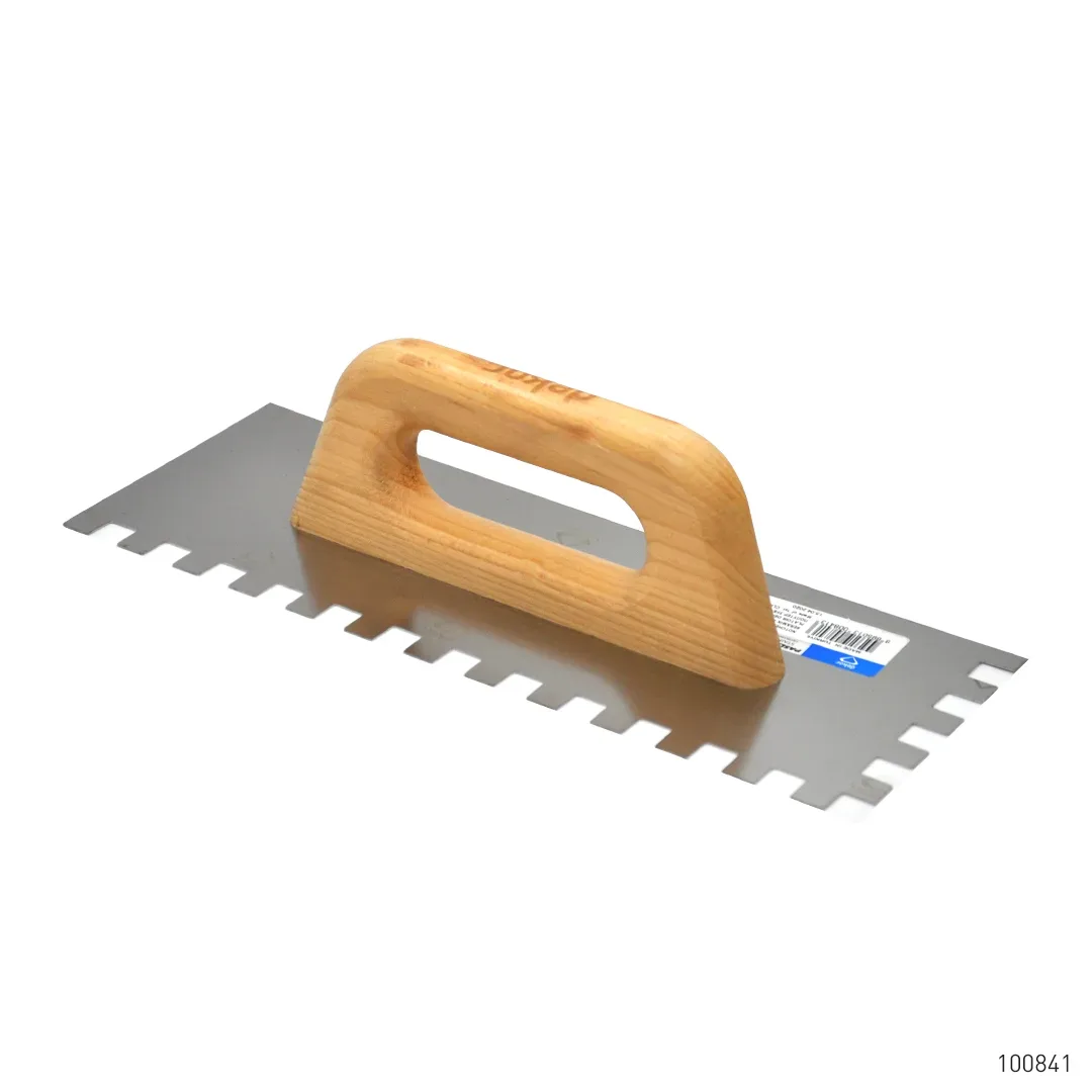 Dekor Seramik Malası Ahşap Saplı Paslanmaz Çelik 12 x 12 30 cm