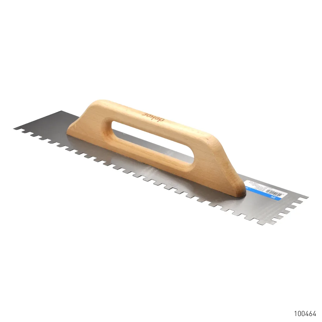 Dekor Seramik Malası Ahşap Saplı Yay Çeliği 10 x 10 50 cm