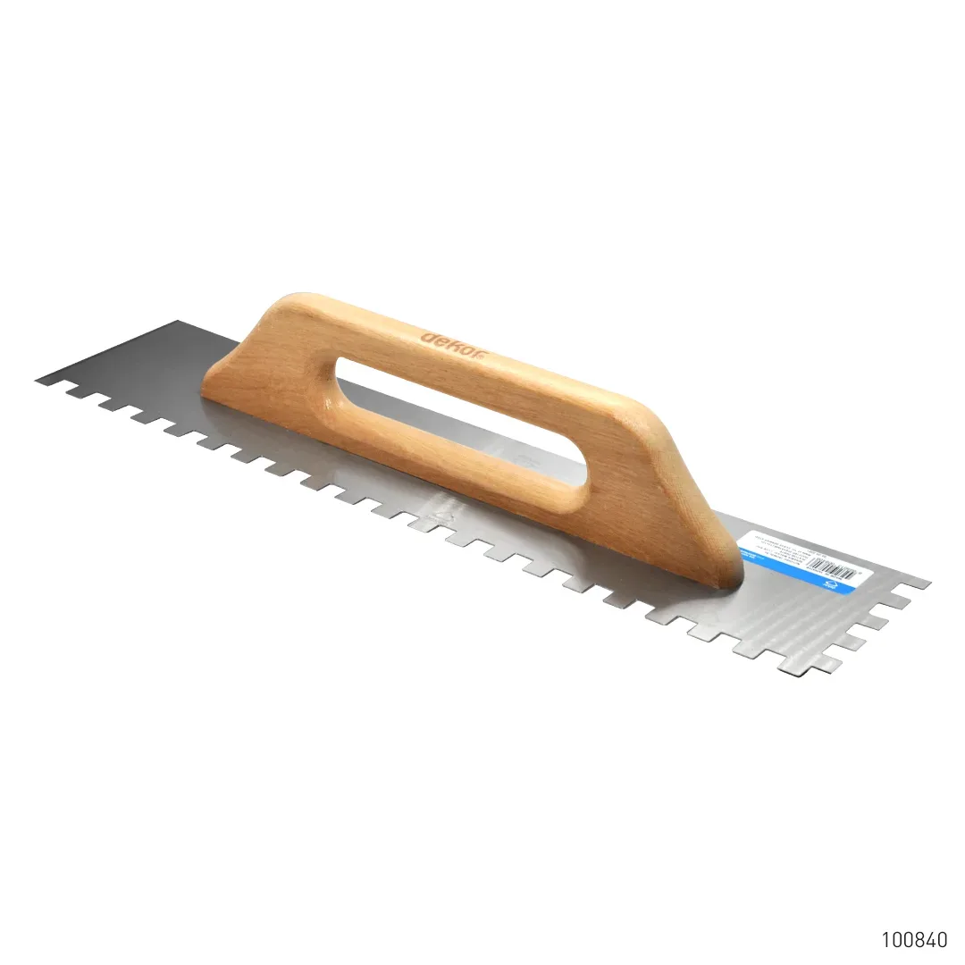 Dekor Seramik Malası Ahşap Saplı Yay Çeliği 12 x 12 50 cm