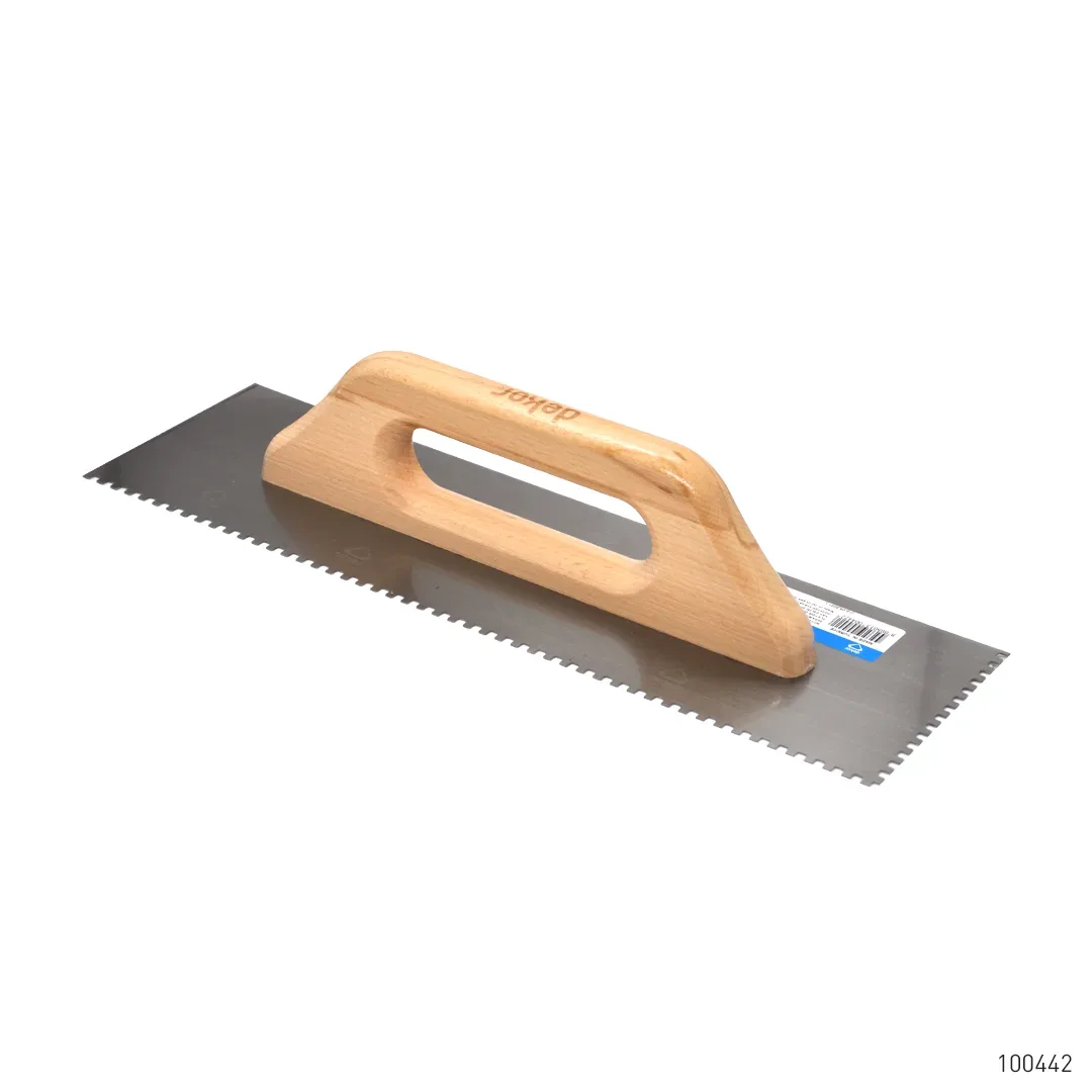 Dekor Seramik Malası Ahşap Saplı Yay Çeliği 4 x 4 40 cm