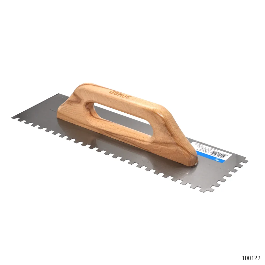 Dekor Seramik Malası Ahşap Saplı Yay Çeliği 8 x 8 40 cm