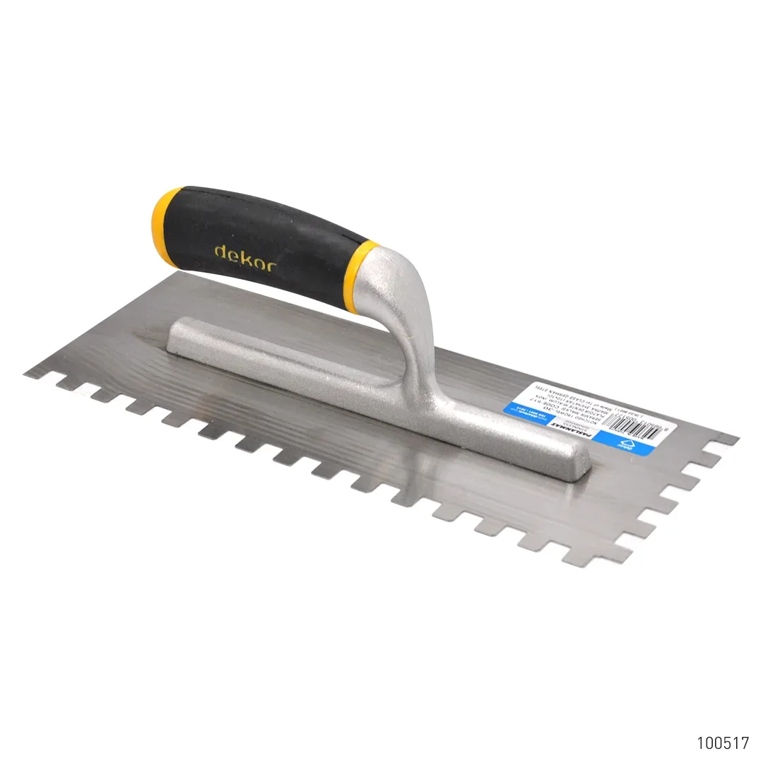 Dekor Seramik Malası Alüminyum Saplı Paslanmaz Çelik 10 x 10 30 cm