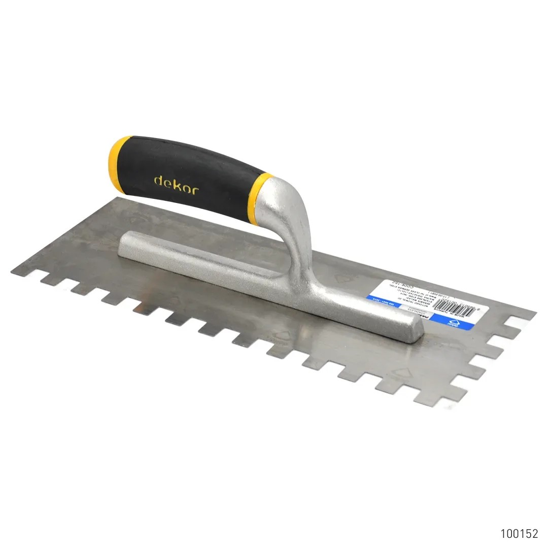Dekor Seramik Malası Alüminyum Saplı Paslanmaz Çelik 12 x 12 30 cm