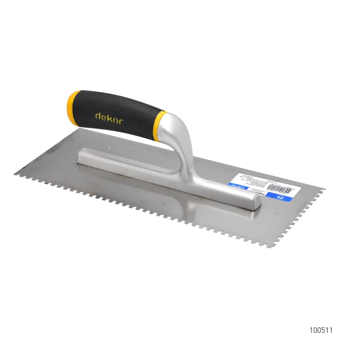 Dekor Seramik Malası Alüminyum Saplı Paslanmaz Çelik 4 x 4 30 cm