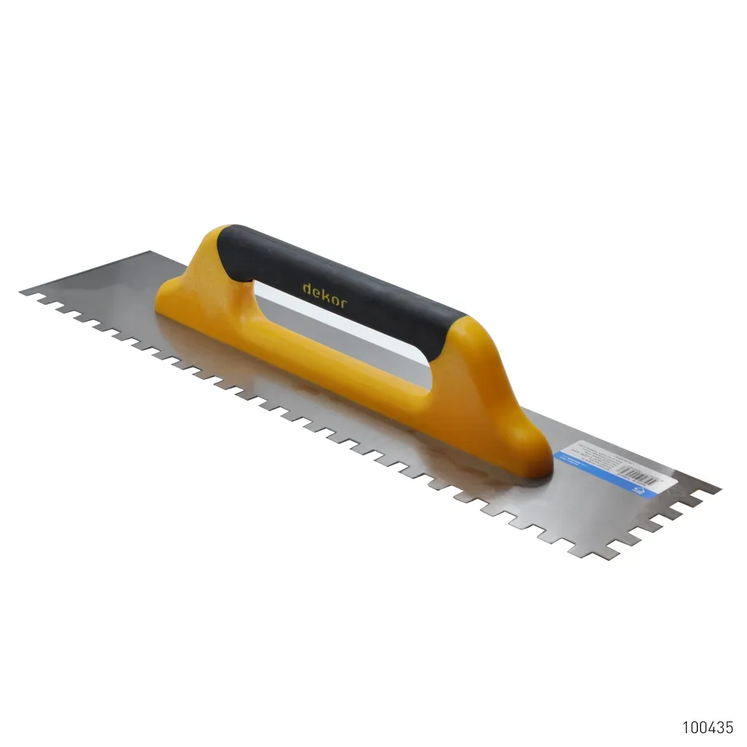 Dekor Seramik Malası Kapalı Plastik Saplı Paslanmaz Çelik 10 x 10 50 cm