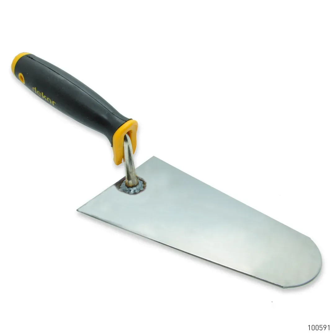 Dekor Sıva Malası Plastik Saplı Paslanmaz Çelik 18 cm