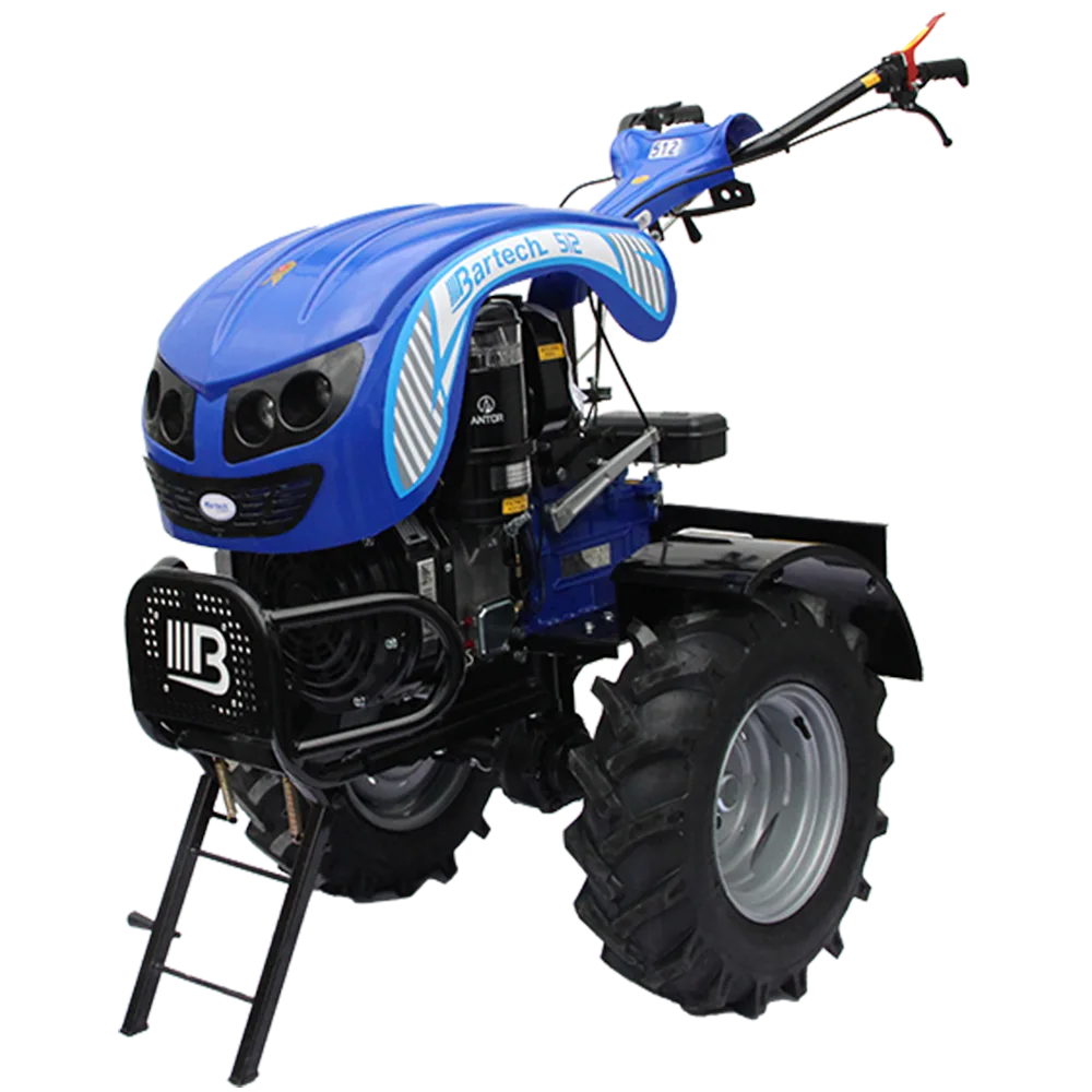 Bartech 512 Dizel Marşlı/İpli Çapalama Makinesi 12 HP