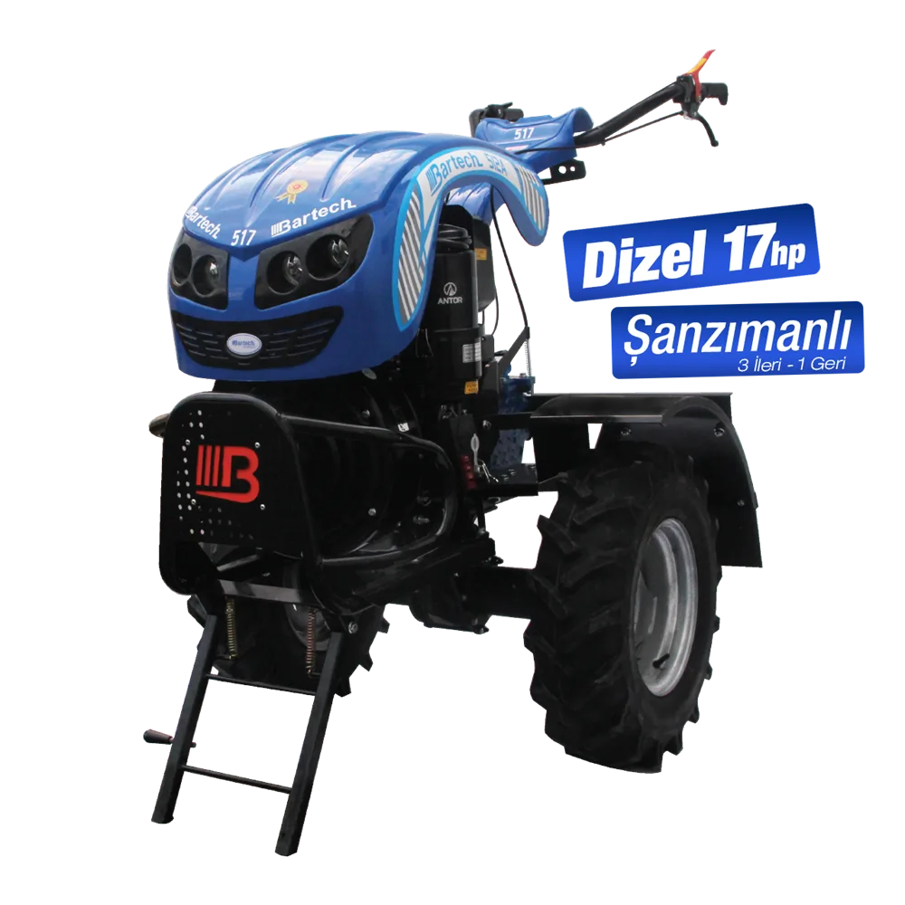 Bartech 517 Dizel Marşlı Çapalama Makinesi 17 HP