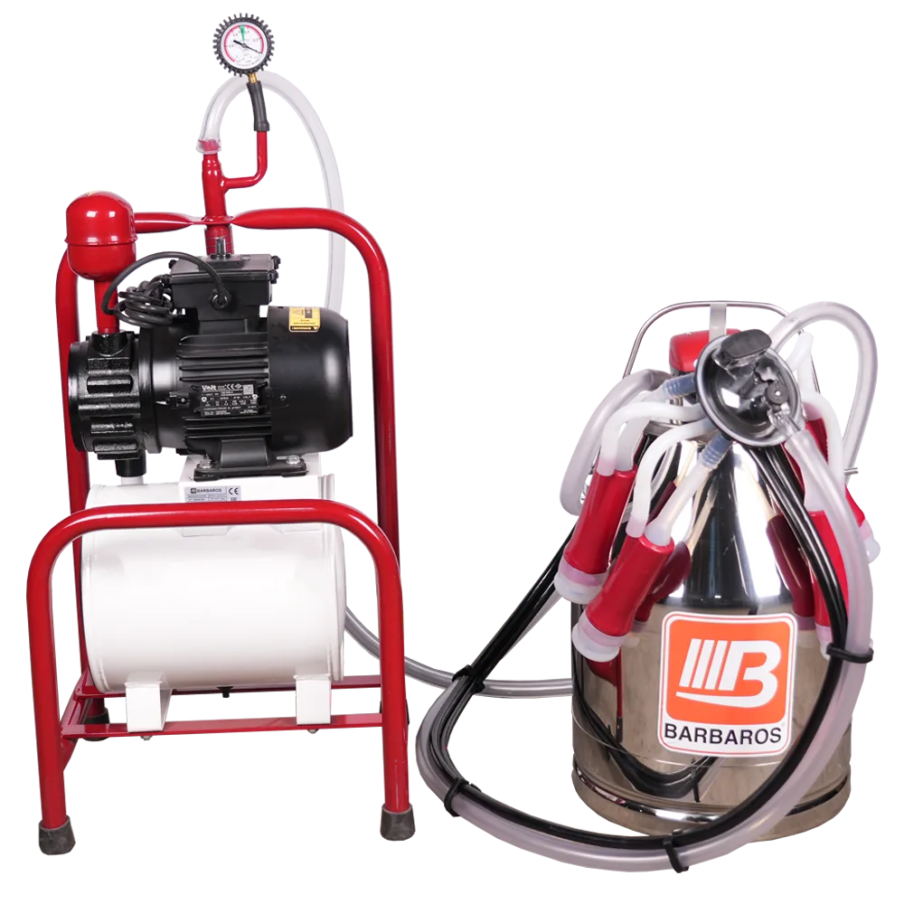 Bartech Tek Sağım Tek Güğüm İnek Sağım Makinesi Sabit Model